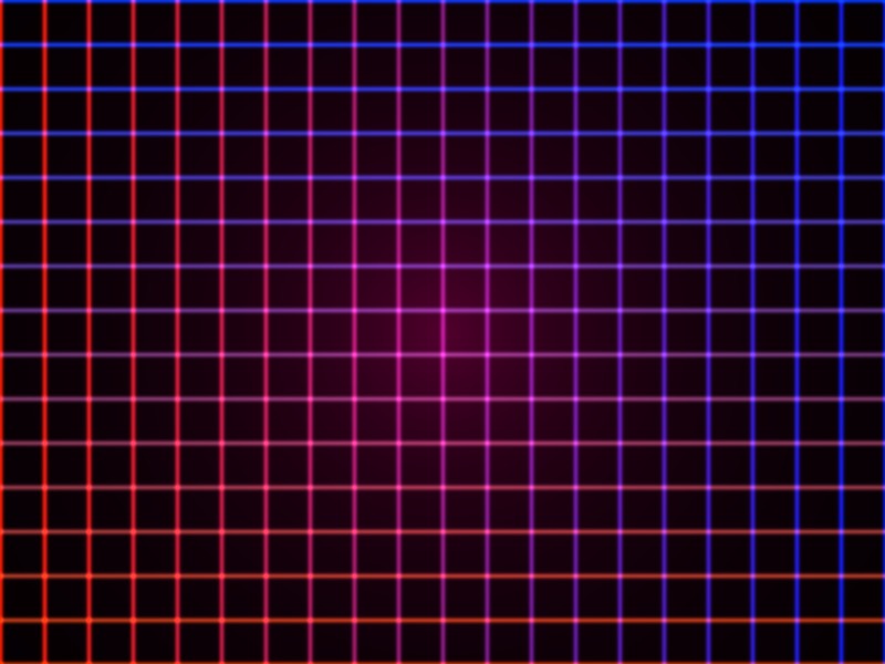 Neon cyberpunk grid