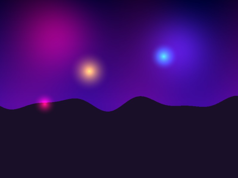 Surreal dreamscape landscape