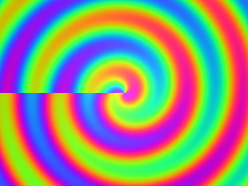 Fluid swirl vortex abstract